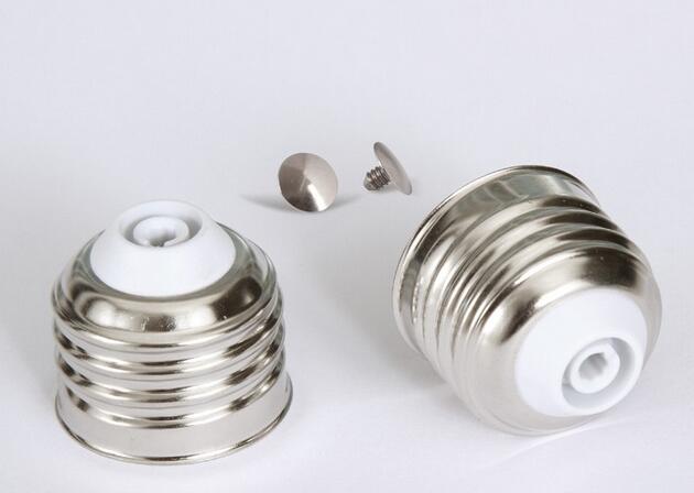 E27 free-soldering lamp cap for led lamp
