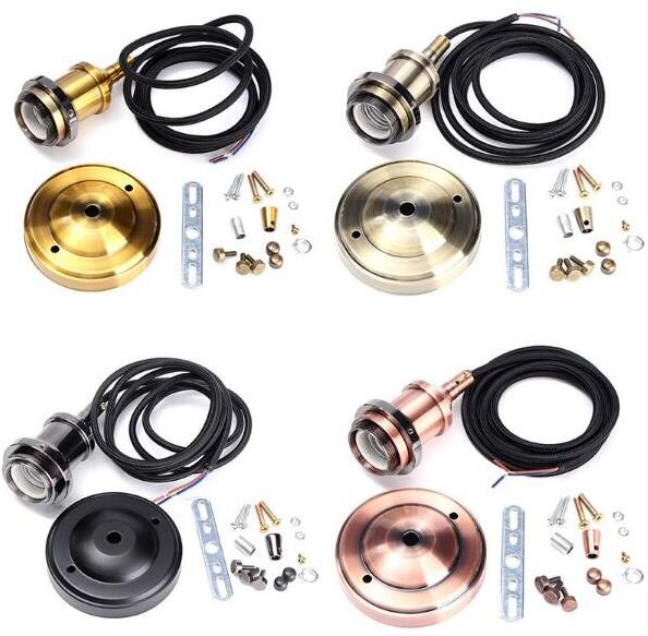 E27 E26 Vintage Retro Pendant light cord kit