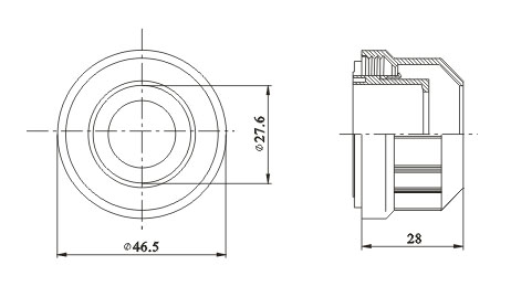T5 lamp Sleeve diagram