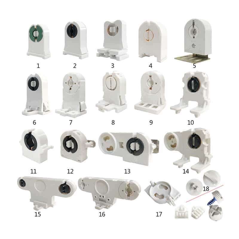 Fluorescent UV lamp holder light sockets for ultraviolet bulbs
