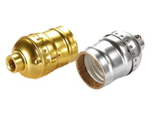 E26 Metal Smooth Shell Light Bulb Sockets