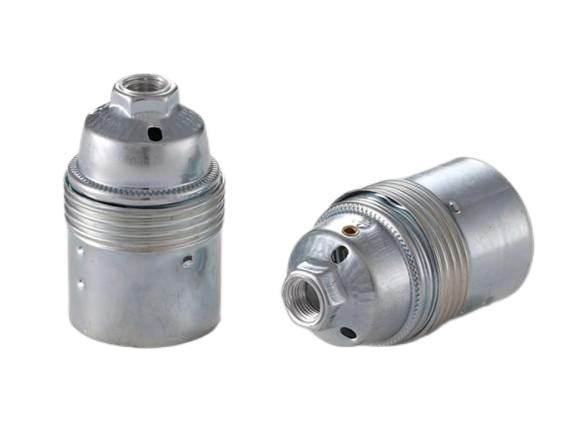 E27 Metal Lamp Sockets Blue Zinc