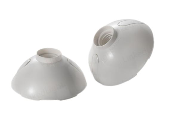 E27 Plastic Wall Mounted Socket