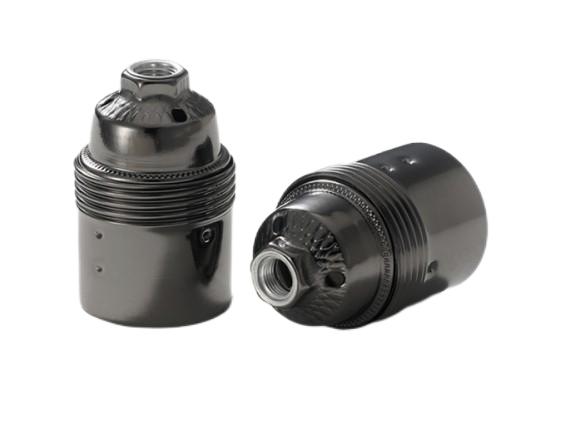 E27 Vintage Light Bulb Sockets Gunmetal Gray