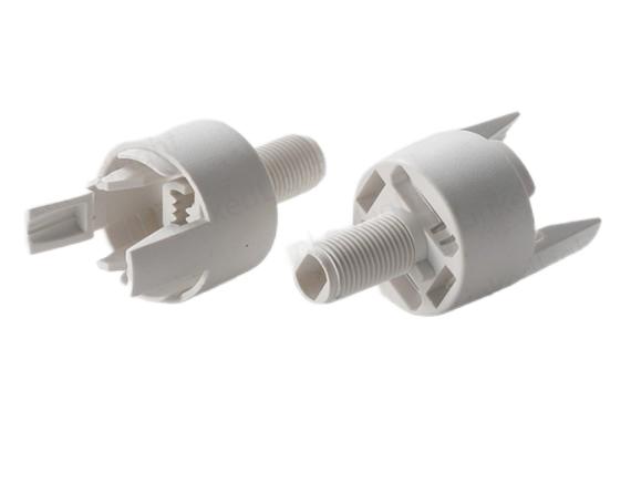 Plastic Cap with Tail Thread for Screw Lamp holders